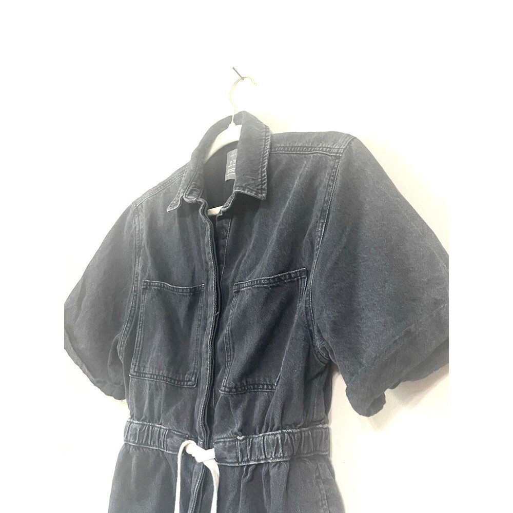 Denim & Co. Women’s Black Denim  Romper US Women’s Sz 4